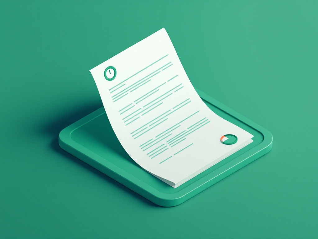 Document page with lines of text representing word counting
